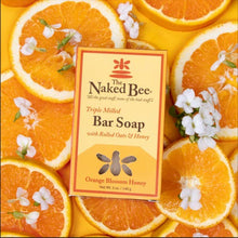 Load image into Gallery viewer, The Naked Bee - 5 oz. Orange Blossom Honey Triple Milled Bar Soap