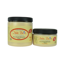Load image into Gallery viewer, 2 containers of Dixie belle company glaze in gold shimmer color