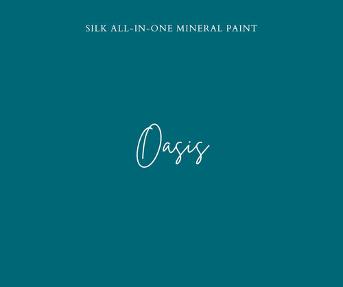 Color swatch of Silk all-in one mineral paint in oasis color