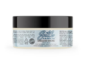 Silk All-In-One Mineral Paint Endless Shore 4 oz, on white background 