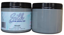 Load image into Gallery viewer, 2 containers of 16-Oz Silk all-in one mineral paint in Wharf color
