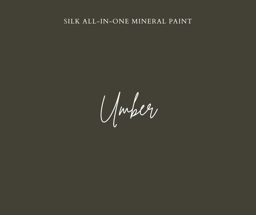 Color swatch of Silk all-in one mineral paint in Umber color