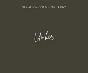 Color swatch of Silk all-in one mineral paint in Umber color