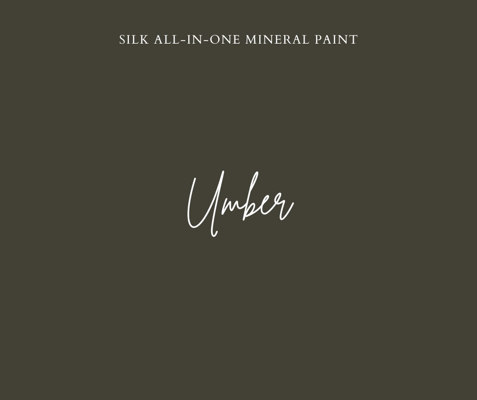 Color swatch of Silk all-in one mineral paint in Umber color