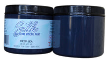 Load image into Gallery viewer, 2 containers of 16-Oz Silk all-in one mineral paint in Deep sea color
