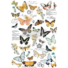 Load image into Gallery viewer, REDESIGN DECOR TRANSFERS® – BUTTERFLY DANCE – TOTAL SHEET SIZE 24″X35″, CUT INTO 3 SHEETS
