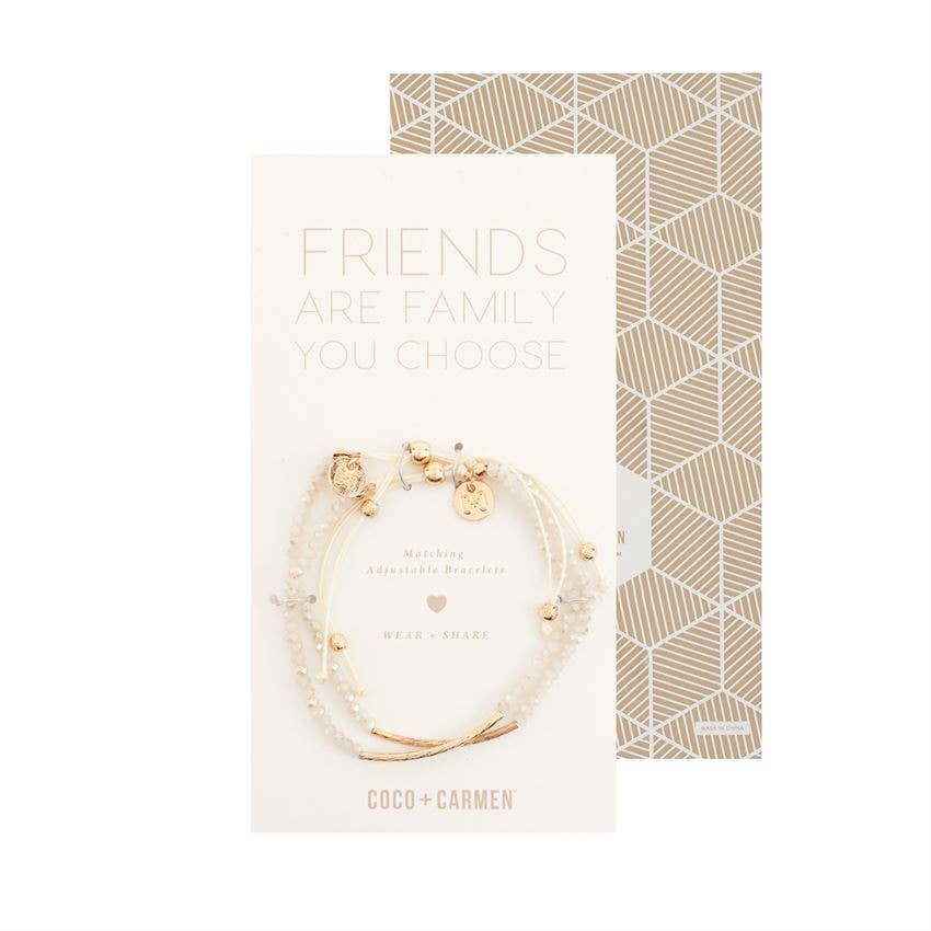 Friendship Bracelet Sets - Friends Are Family You Choose