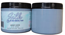 Load image into Gallery viewer, 2 containers of 16-Oz Silk all-in one mineral paint in Quiet cove color
