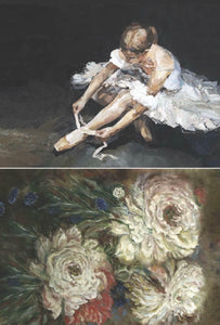 Floral Ballerina- A1 Rice Decoupage Paper