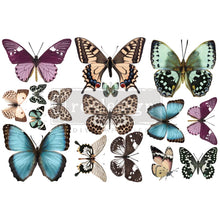 Load image into Gallery viewer, DECOR TRANSFERS® – BUTTERFLY – 3 SHEETS, 6″X12″
