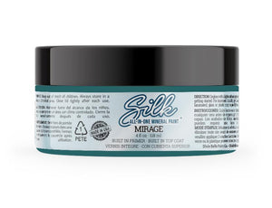 Silk All-In-One Mineral Paint Mirage 4 oz, on white background 