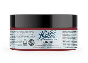 Silk All-In-One Mineral Paint Fiery Sky 4 oz, on white background 