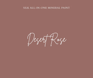 Color swatch of Silk all-in one mineral paint in Dusty rose color