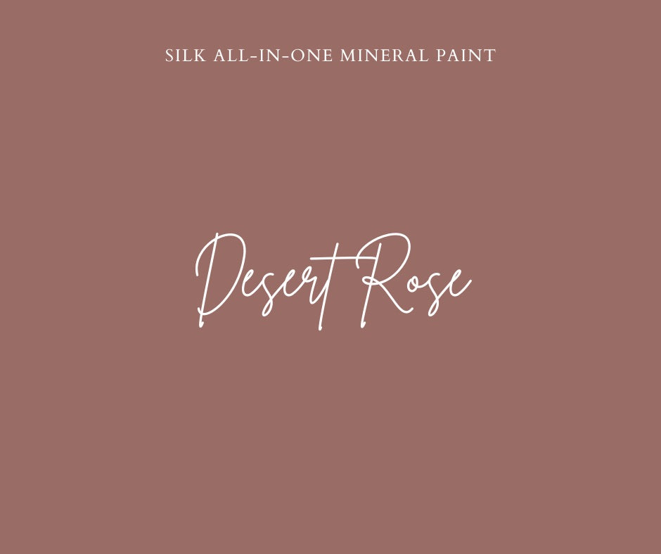 Color swatch of Silk all-in one mineral paint in Dusty rose color