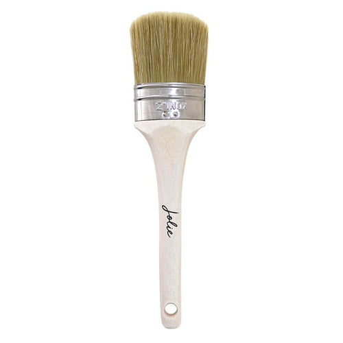 1 Jolie paint signature brush itch wood handle on white background