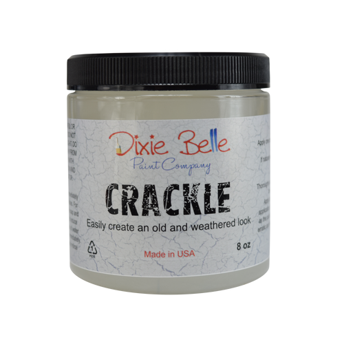 Container of Dixie belle paint crackle