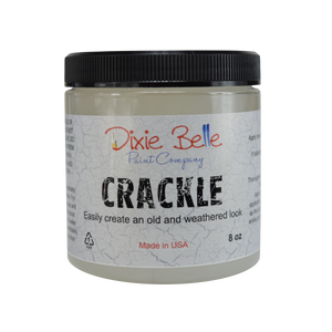 Container of Dixie belle paint crackle