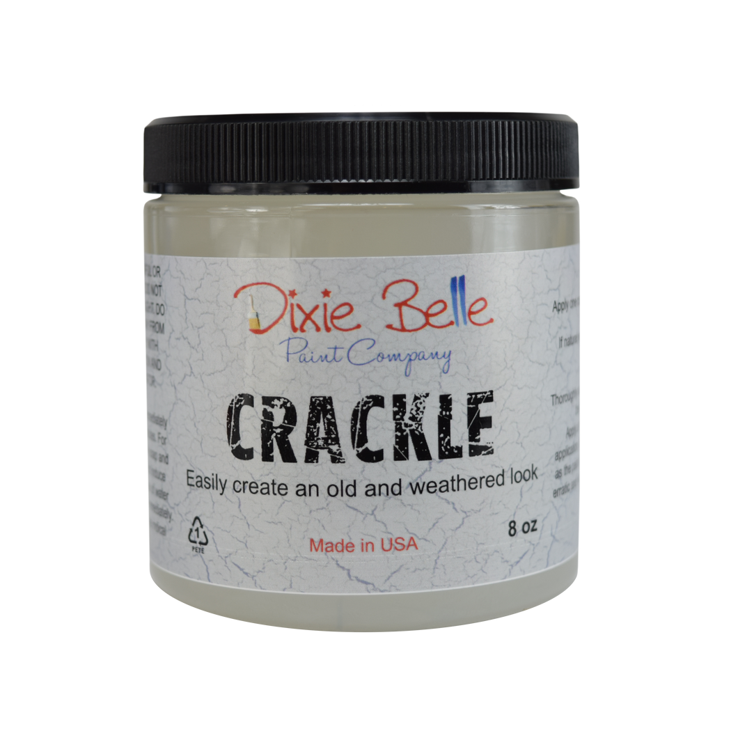 Container of Dixie belle paint crackle