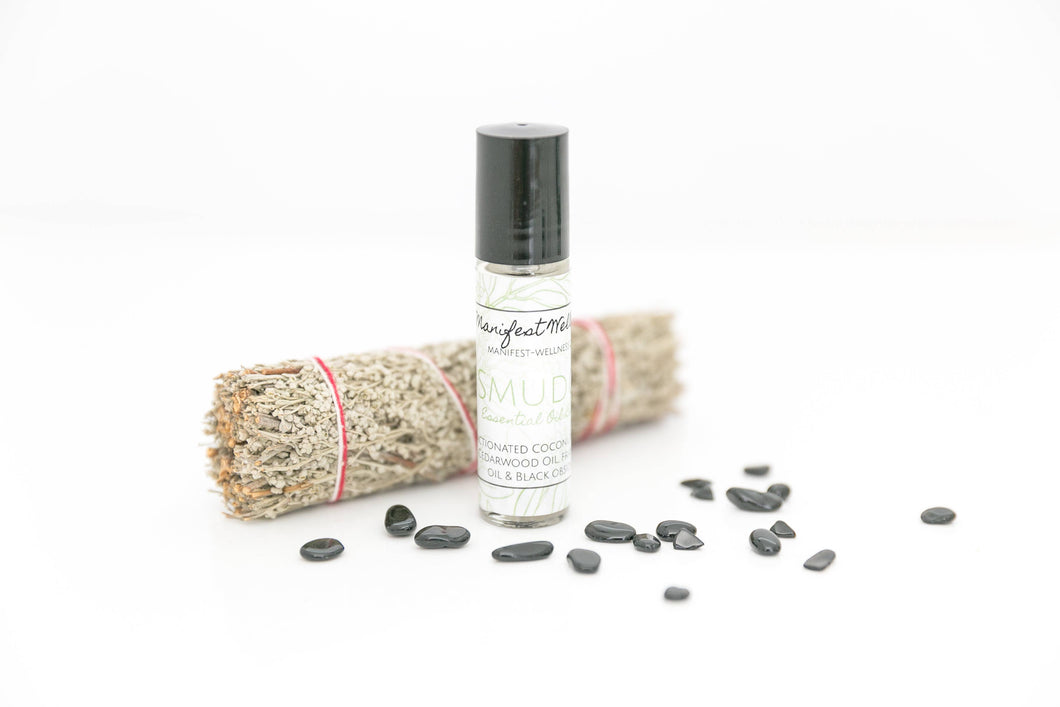 Smudge Essential Oil and Gemstone Spray