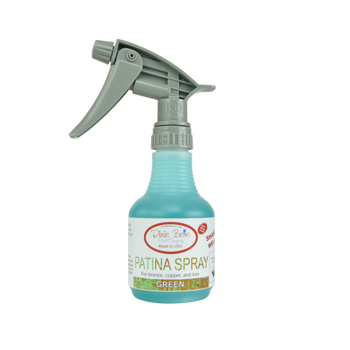 1 spray bottle cindixie belle paint patina spray in the color green