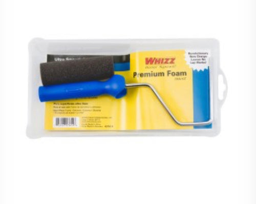 Package of whizz 4” black premium foam roller kit