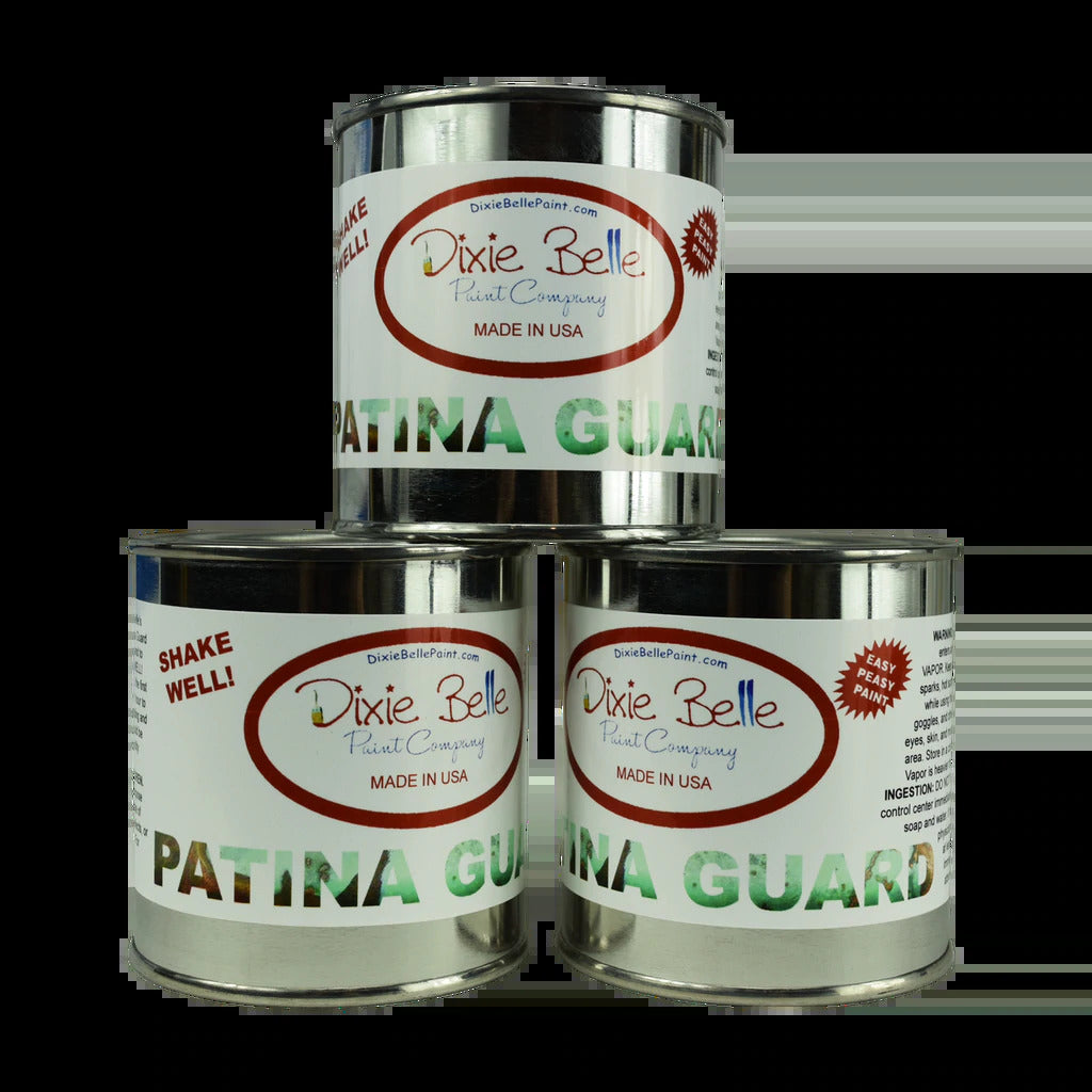 3 containers of Dixie belle paint patina guard